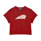Women's Cropped Headdress T-shirt, Red