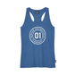 Women's 01 Icon Print Tank, Blue