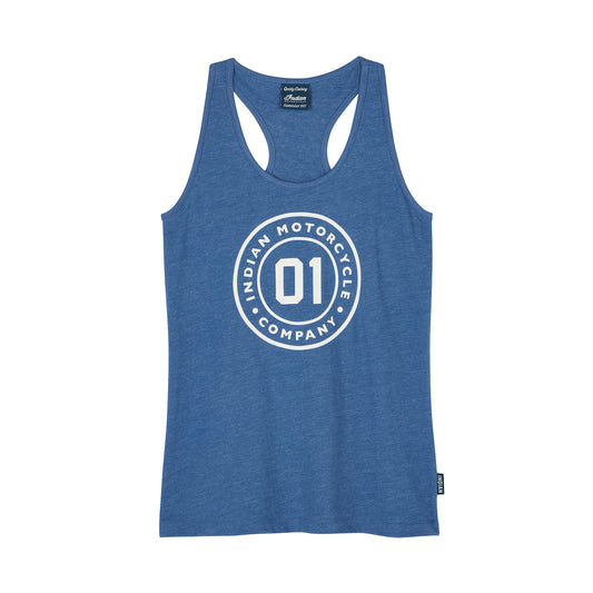 Women's 01 Icon Print Tank, Blue