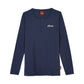 Women's Headdress Henley LS T-shirt, Navy