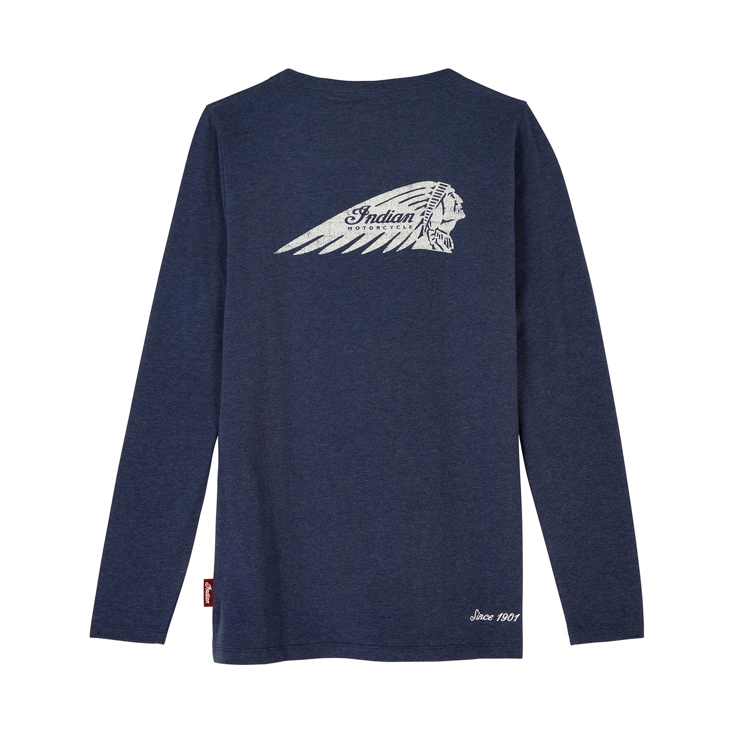 Women's Headdress Henley LS T-shirt, Navy