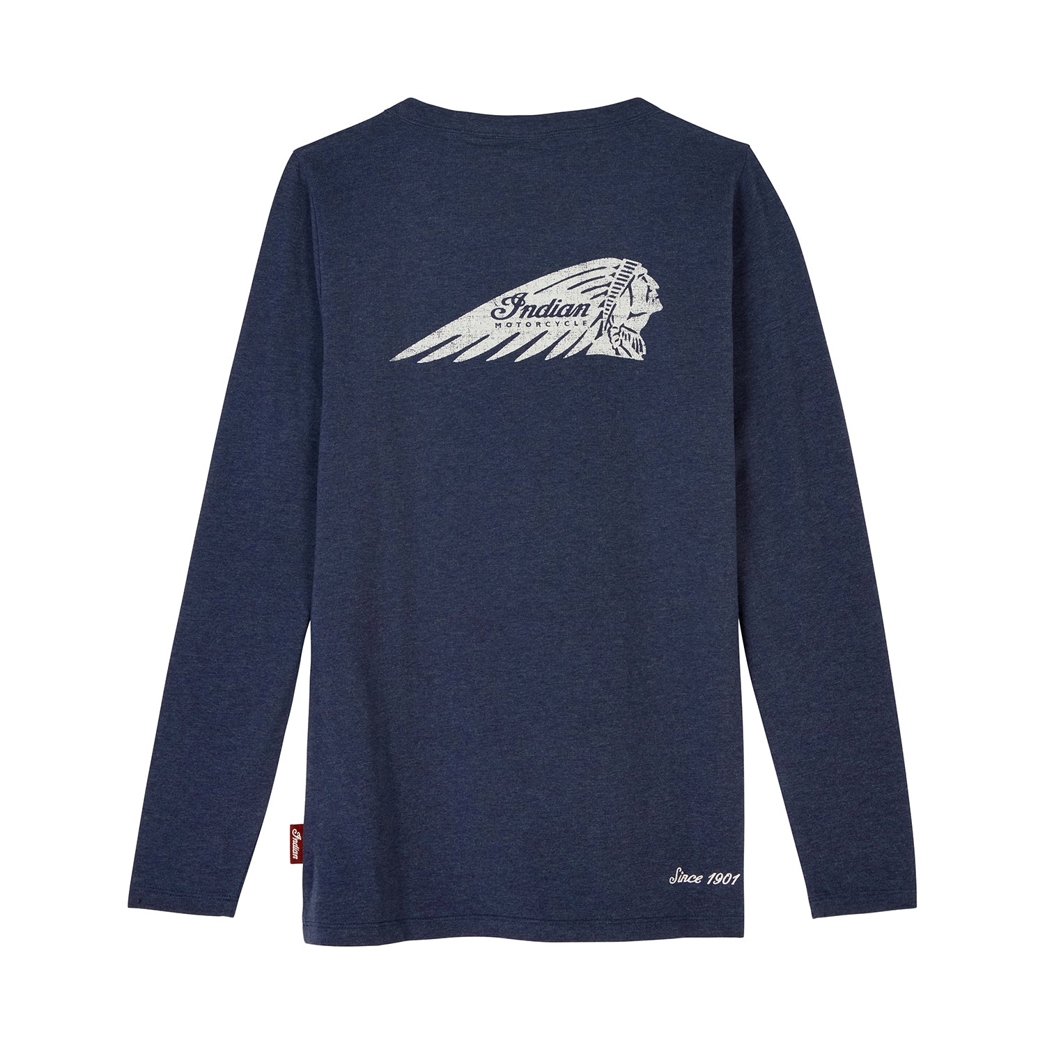 Women's Headdress Henley LS T-shirt, Navy
