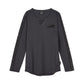 Women's IMC Sleeve Print LS T-shirt, Gray