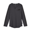 Women's IMC Sleeve Print LS T-shirt, Gray
