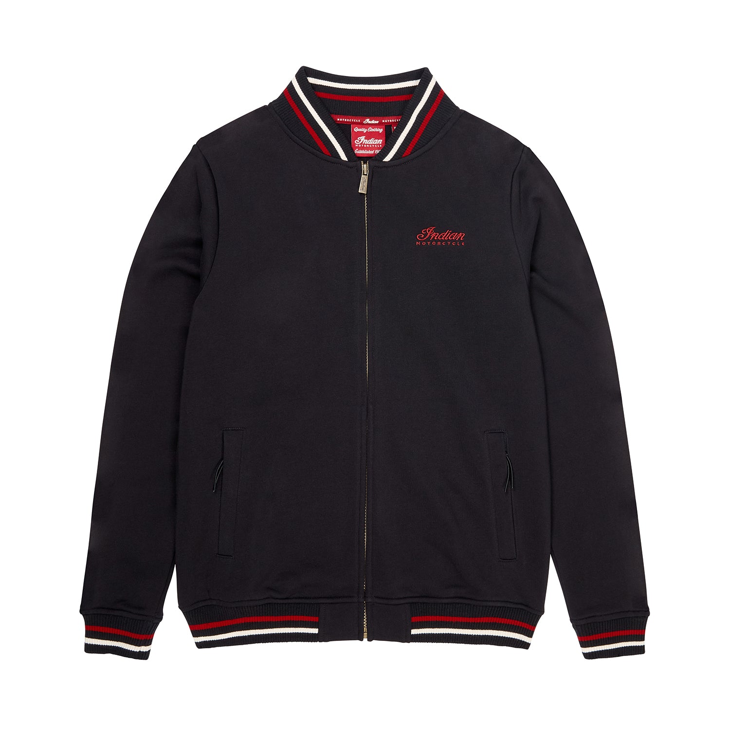 Women's Headdress Zip Thru, Black