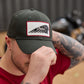 Rectangle Patch Headdress Cap, Green