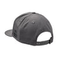 Headdress Print Flat Peak Cap, Gray