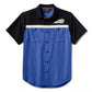 Men's TECH Vented Shirt - Colorblock - Nebulas Blue & Black