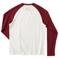 BSMC X Indian Motorcycle L/S Baseball - White / Burgundy