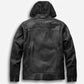 Indian Motorcycle Men's 2 IN 1 Cafe Racer With Removable Hoodie Jacket