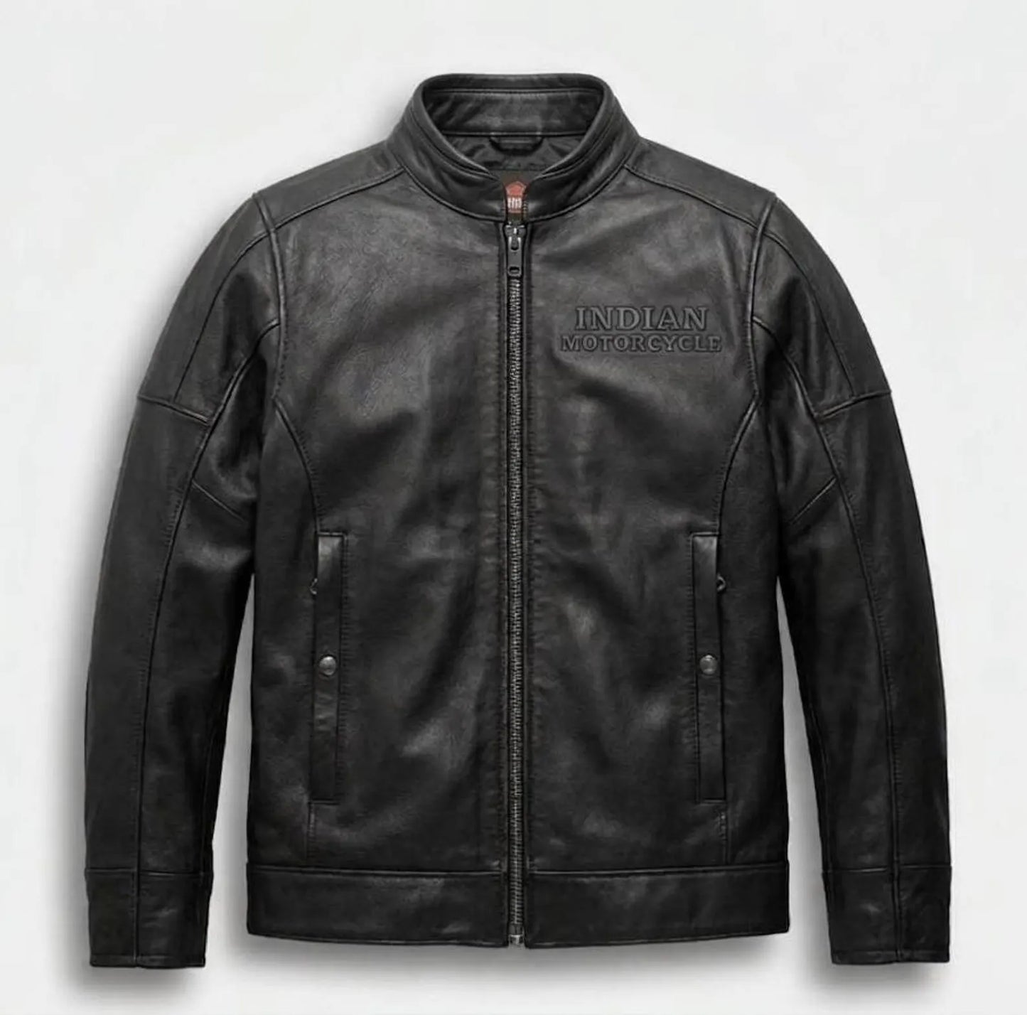Indian Motorcycle Men's 2 IN 1 Cafe Racer With Removable Hoodie Jacket