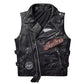 Men's Western Leather Café Vest