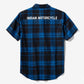 Men's TECH Coolmax Plaid Shirt - Plaid - Nebulas Blue & Black