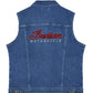 Women's Portland Denim Vest, Blue