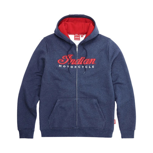 WOMENS USA FLAG HOODIE - NAVY