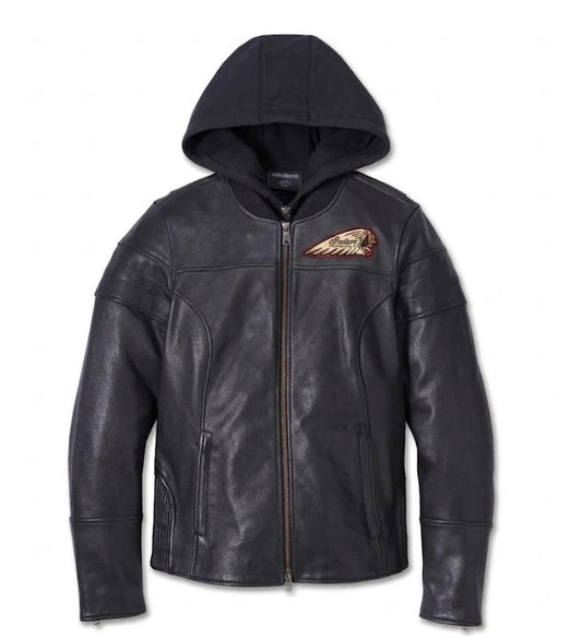 Indian Motorcycle Women's Miss Enthusiast 2.0 Leather 3-in-1 Jacket