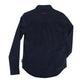 Women’s Long-Sleeve Button-Down Shirt, Black