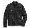 Men's Indian Motorcycle Patch Denim Shirt Jacket
