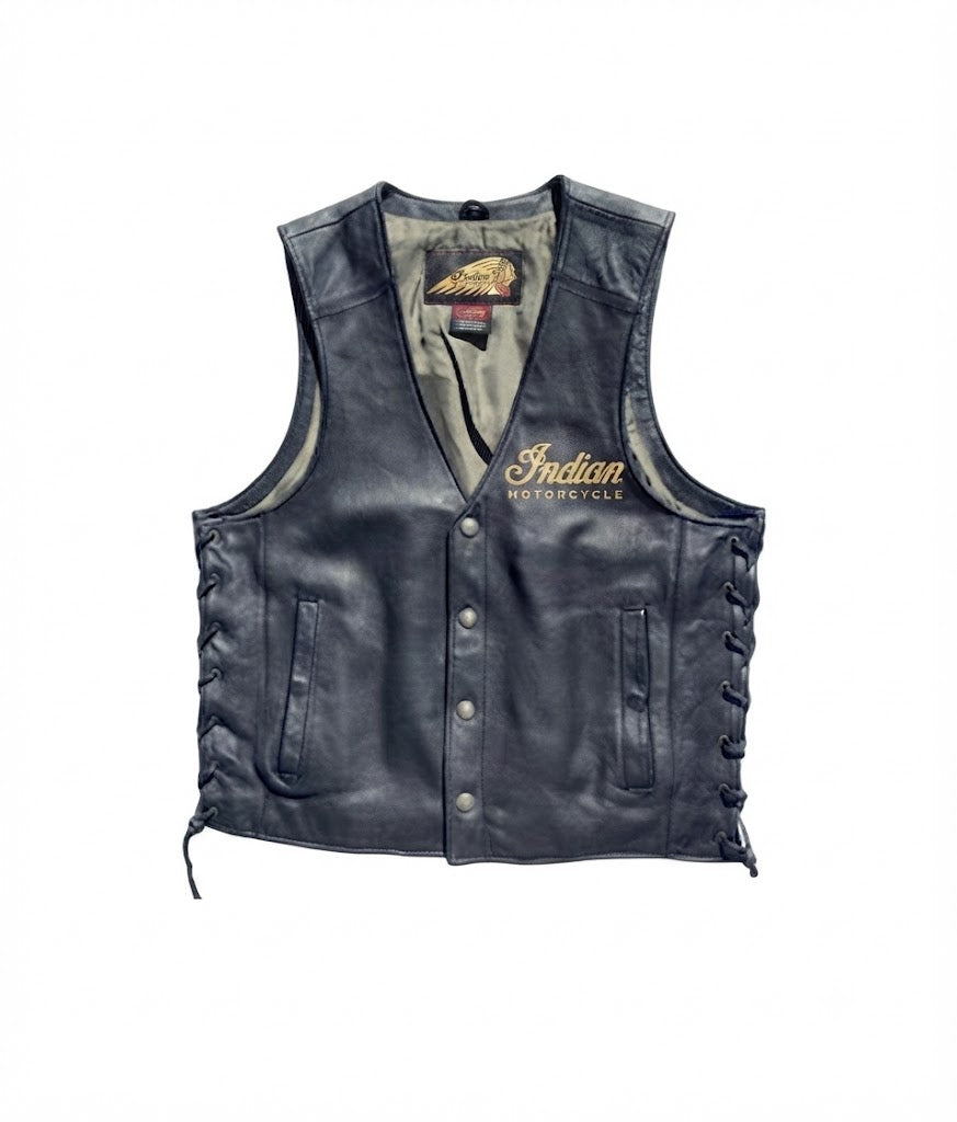 Men’s Indian Motorcycle Leather Vest