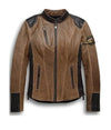 Indian Motorcycle Women's Triple Vent System Gallun Leather Jacket