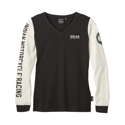 Women's Colorblock Racing T-Shirt, Black