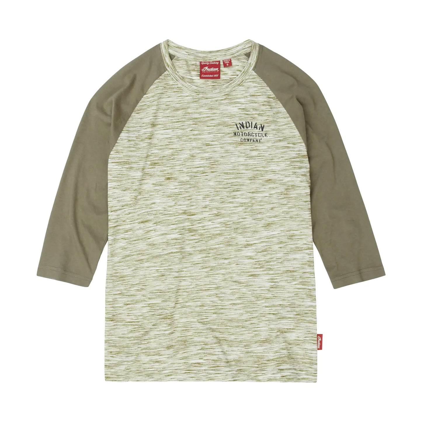 Women's Contrast Sleeve T-Shirt, Khaki