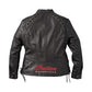 Indian Motorcycle Women's Casual Leather Adeline Jacket with Studs and Lace, Black