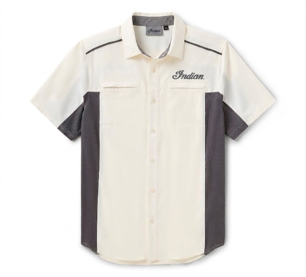 Indian Men's TECH Bar & Shield Vented Shirt