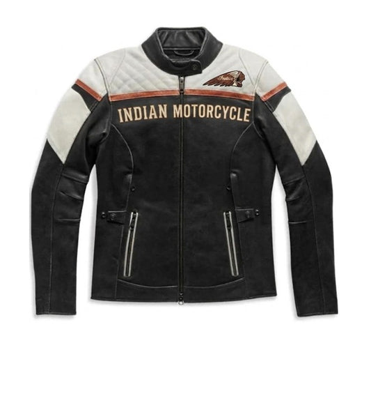 Indian Motorcycle Women's Triple Vent Miss Enthusiast II Leather Jacket
