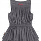 Indian gray sleeveless TOP with zipper