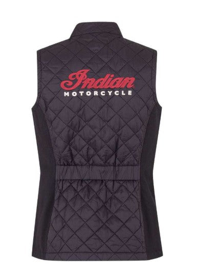 Women's Sleeveless Quilted Jacket, Black