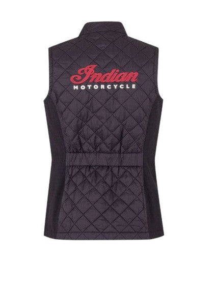 Women's Sleeveless Quilted Jacket, Black