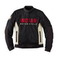 Men's Black & White Motorcycle Jacket