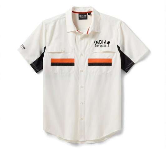 Indian Men's TECH Vented Short Sleeve Shirt