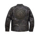 Indian Motorcycle Men's Dauntless Convertible Leather Jacket, Distressed