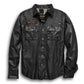 Men's Leather Shirt Jacket
