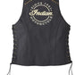 Indian Motorcycle Women's Classic Leather Vest, Black