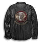 Men's Leather Shirt Jacket