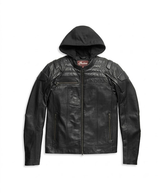 Indian Motorcycle Men's Auroral II 3-in-1 Leather Jacket