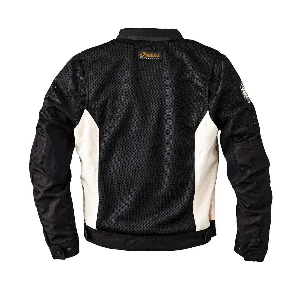 Men's Indian Motorcycle Lightweight Mesh Biker Racing Jacket