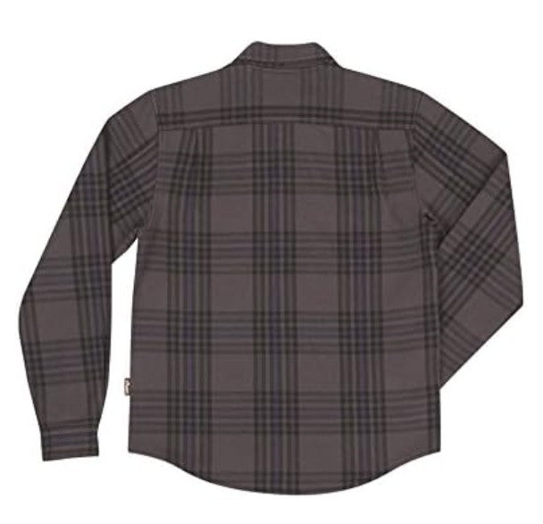 Indian Motorcycle Men's Plaid Shirt - Gray