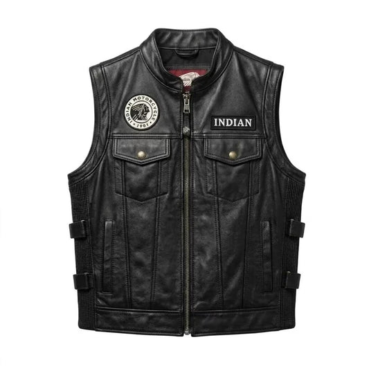 Indian Motorcycle Men's Leather Vest