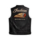 Indian Motorcycle Men's Vintage Leather Vest