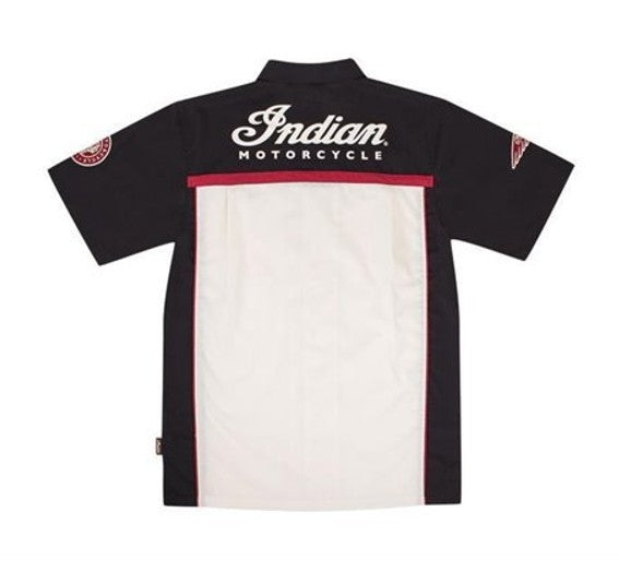 Indian Men's Antique White Short Sleeve Shirt