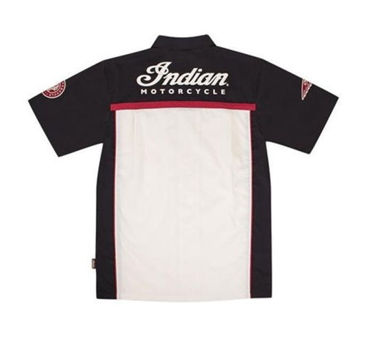 Indian Men's Antique White Short Sleeve Shirt