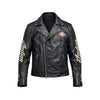Men's Indian Bomber Icon Leather Jacket