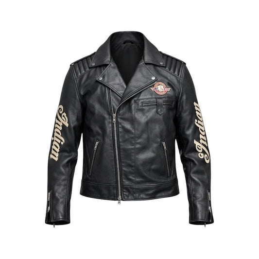Men's Indian Bomber Icon Leather Jacket