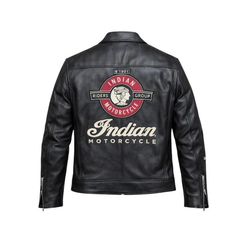 Men's Indian Bomber Icon Leather Jacket