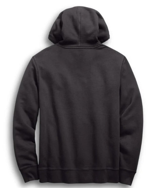 Men's Felt Patch Pullover Hoodie