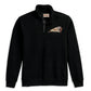 Men's Bar & Shield 1/4 Zip Pullover - Black Beauty